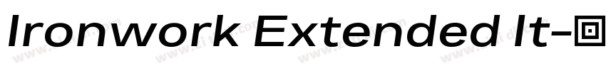 Ironwork Extended It字体转换